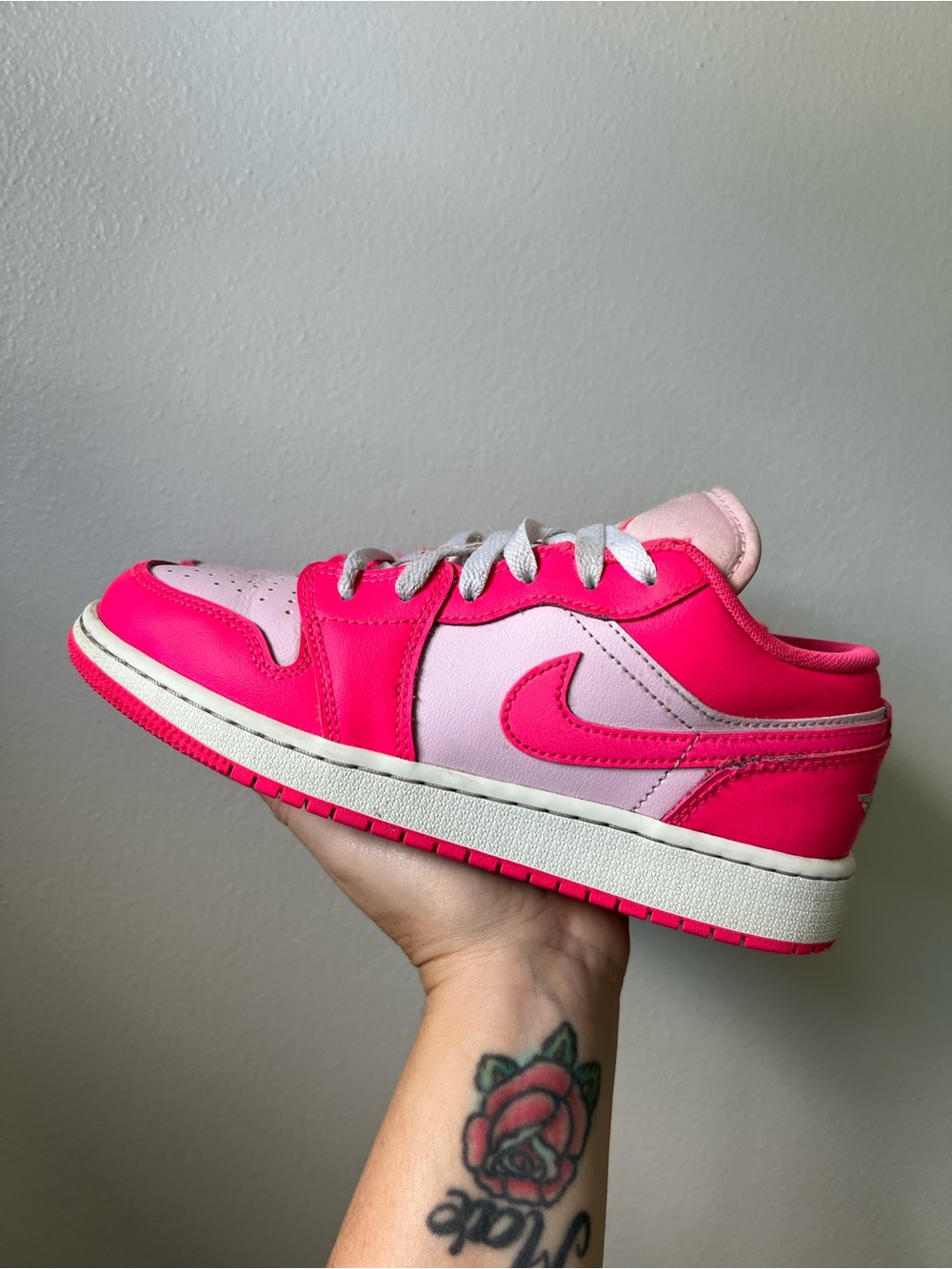 Air Jordan 1 Low GS Valentine’s Day Pink Foam | Size 4Y